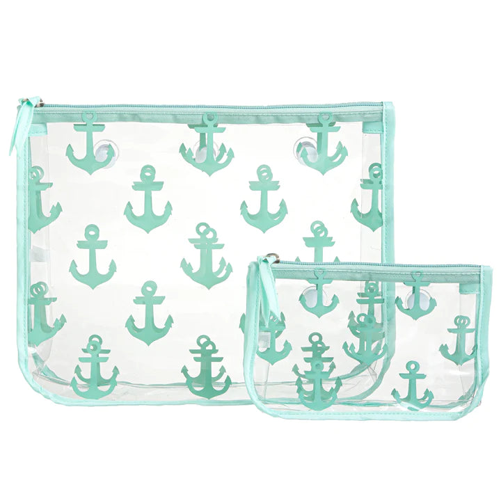 Bogg Bag Decorative Insert - Turquoise Anchor – Modern Me Boutique