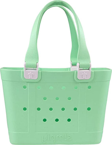 Simply Southern Mini Solid Tote- Lime