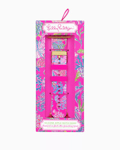 Lilly Pulitzer Silicone Watchband- Shell Me Something Good