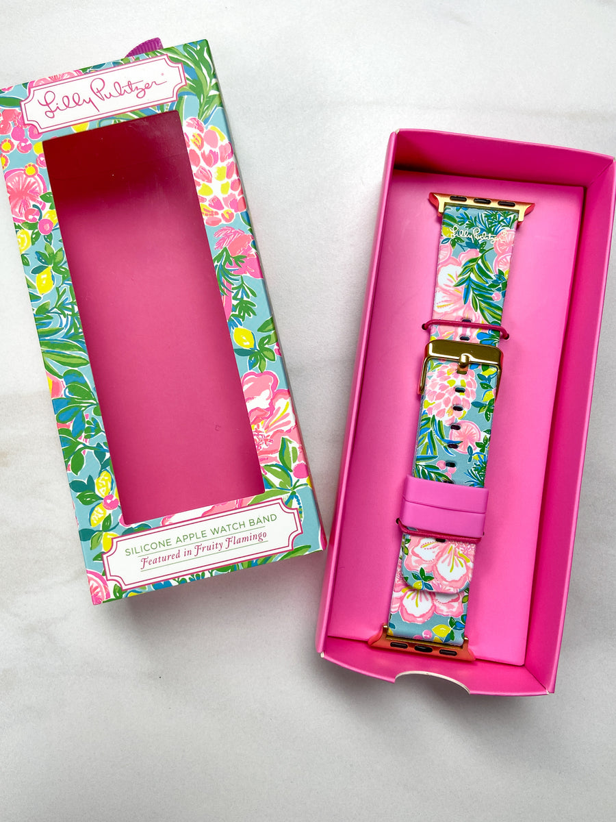 Lilly pulitzer apple on sale watch band