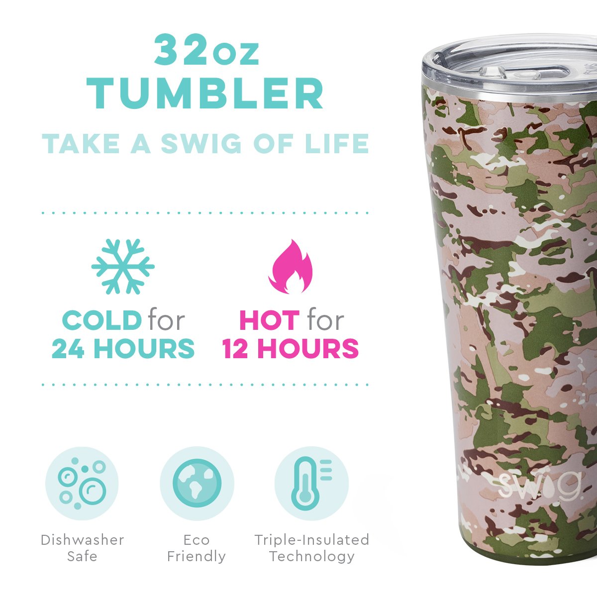 Swig Tumbler - 32oz Capri