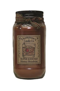 Thompson's Candle Co Mason Jar Candles - Honey Bourbon