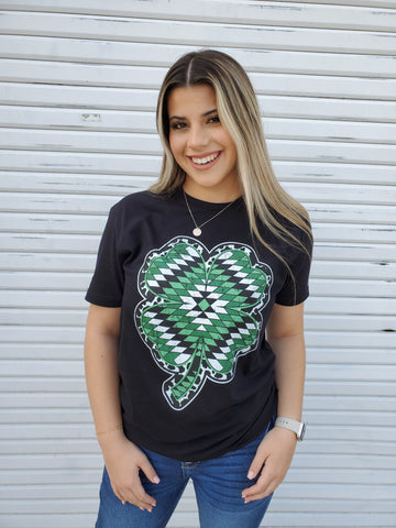 Aztec Clover Graphic T-Shirt
