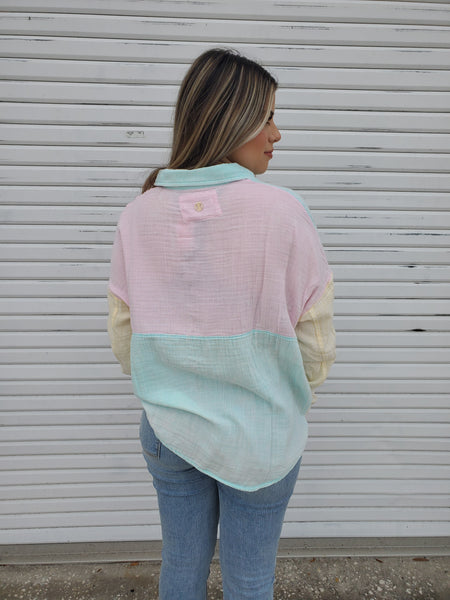 Simply Southern Pastel Easter Blouse