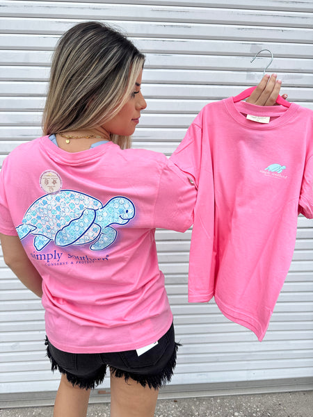 Simply Southern Preppy Turtle Track T-Shirt YOUTH & ADULT