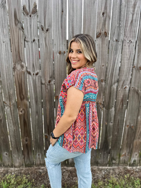 Fiona Floral Blouse