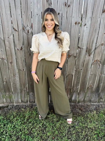 Trendy Taupe Top