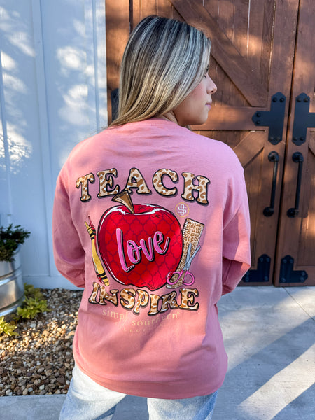 Teacher Simply Southern Long Sleeve T-Shirt