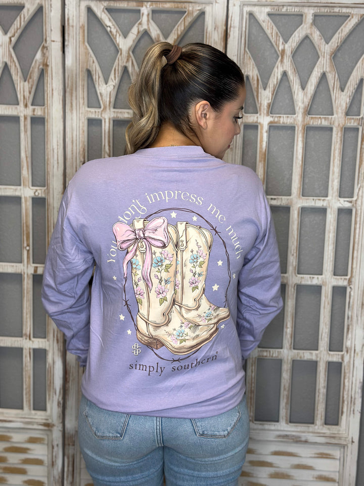 Impress Simply Southern Long Sleeve T-Shirt
