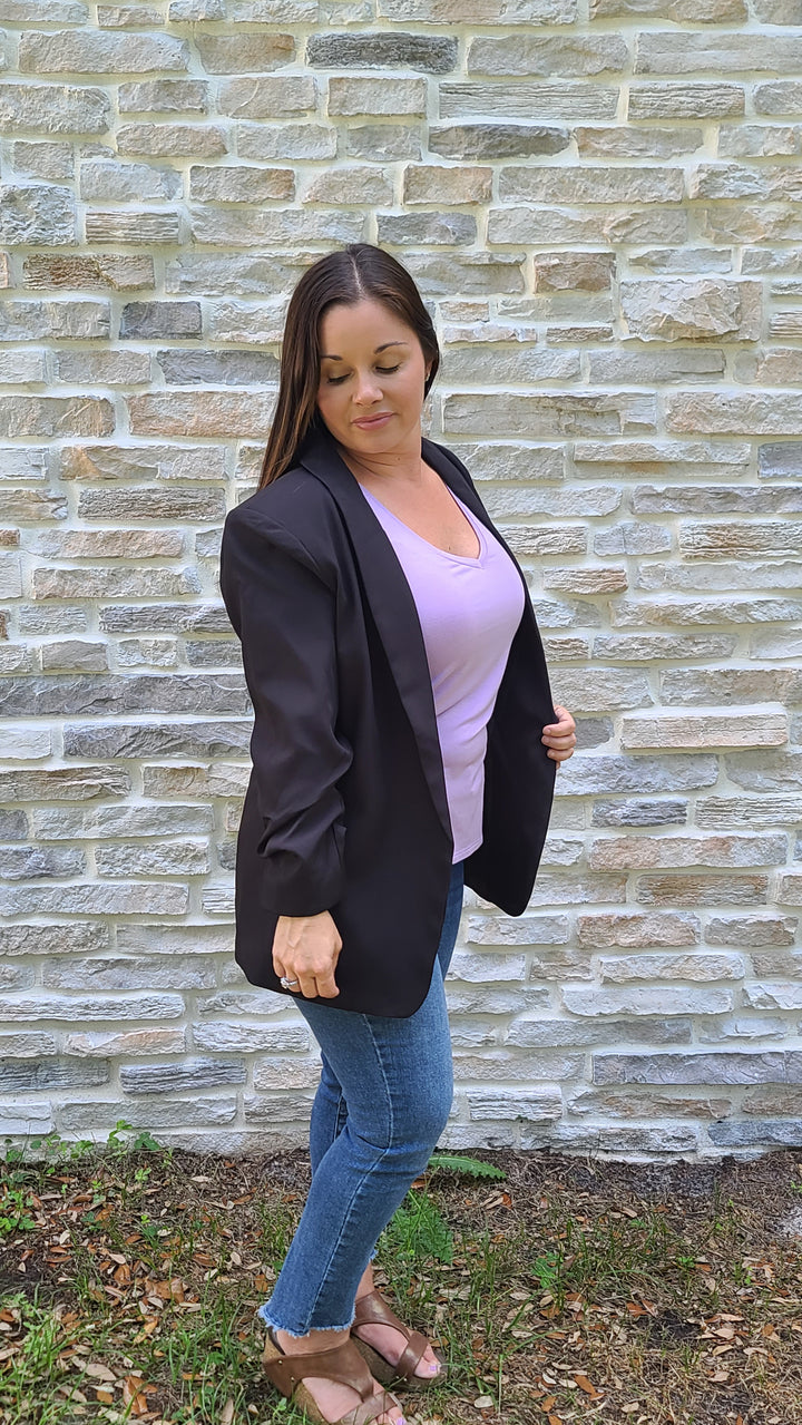 Bella Black Blazer
