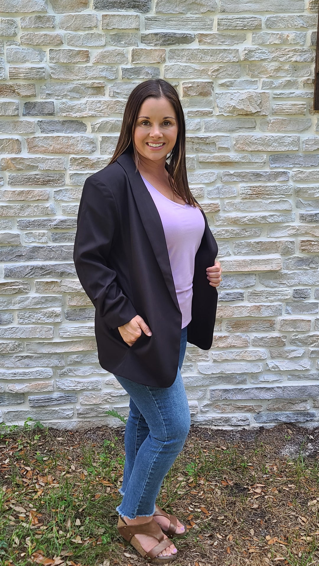 Bella Black Blazer