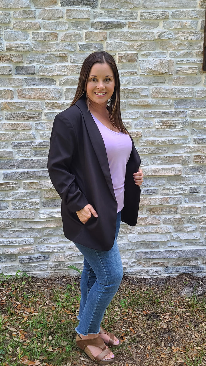 Bella Black Blazer