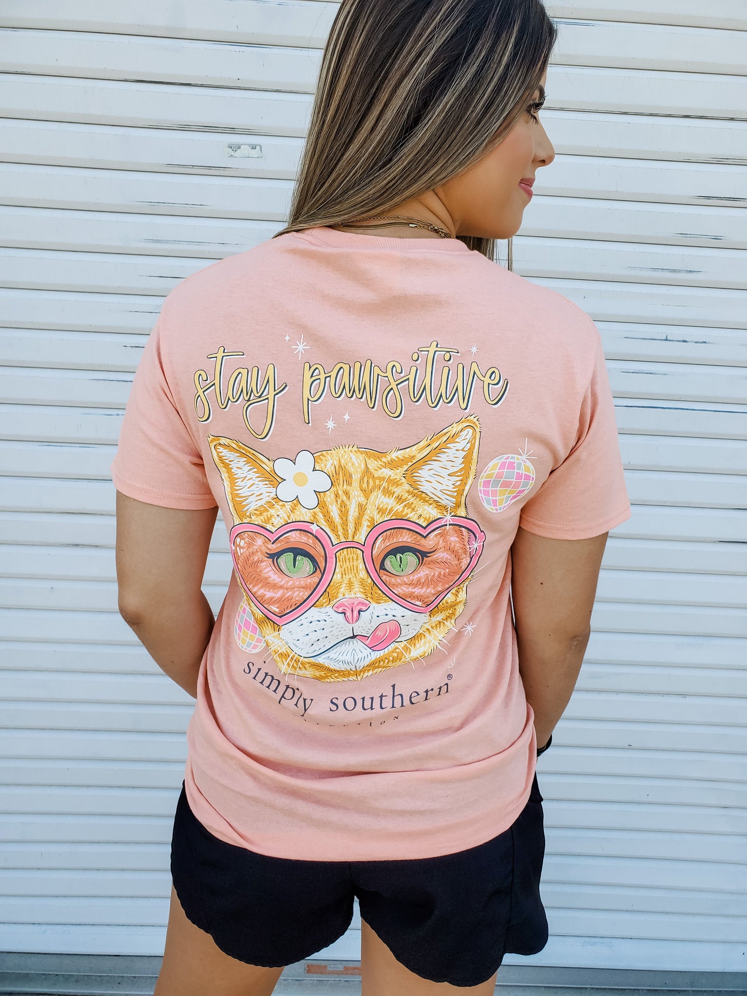 Stay Pawsitive Simply Southern Graphic Tee
