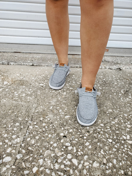 Simply Southern Slip On - Gray Adult & Youth