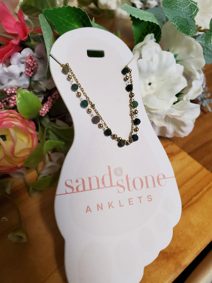 Sand &amp; Stone Gold Anklets 11, 17, 19, 21, 23