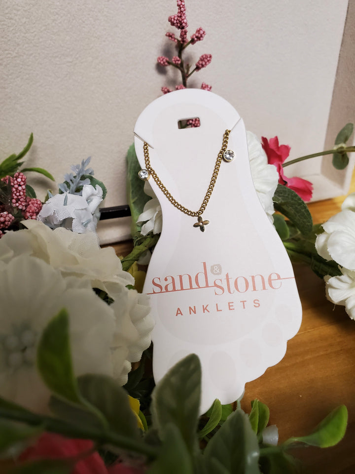 Sand &amp; Stone Gold Anklets 11, 17, 19, 21, 23