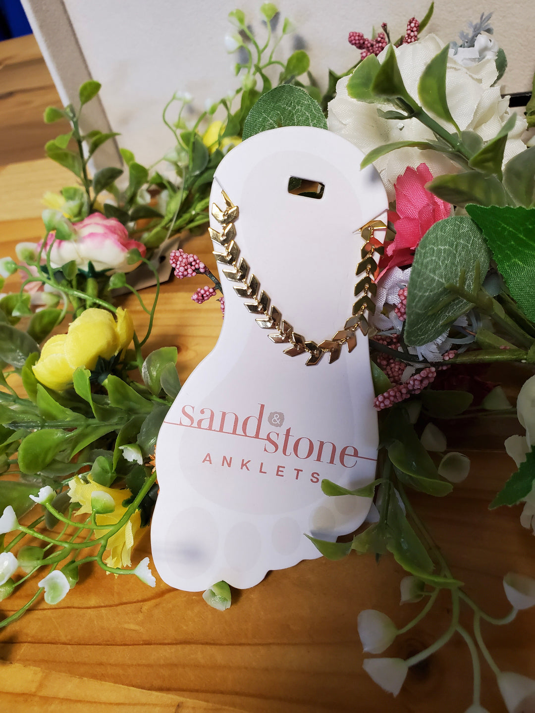 Sand &amp; Stone Gold Anklets 5, 7, 9, 15, 25