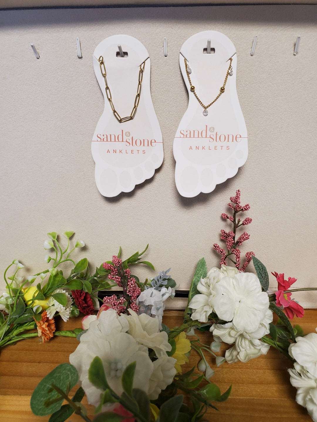Sand &amp; Stone Gold Anklets 1, 3