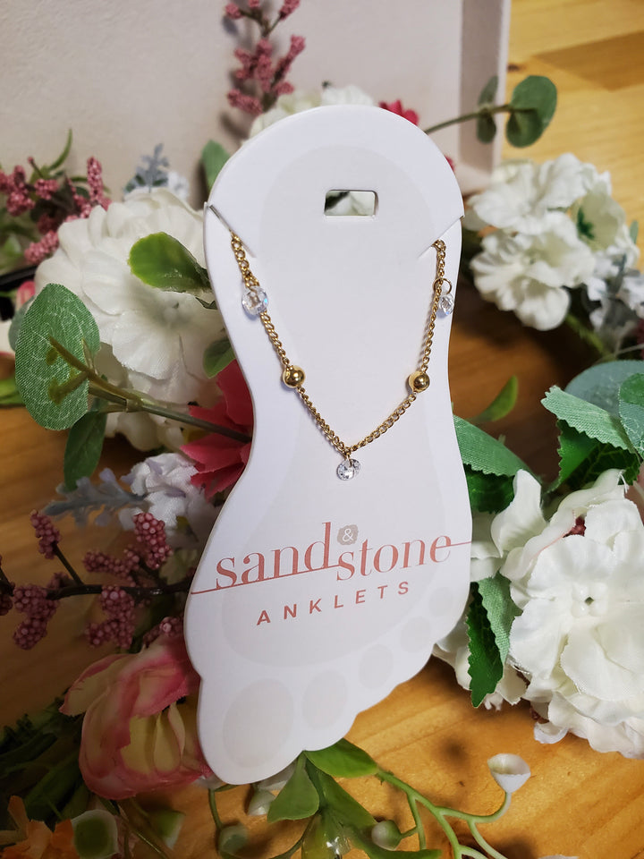 Sand &amp; Stone Gold Anklets 1, 3