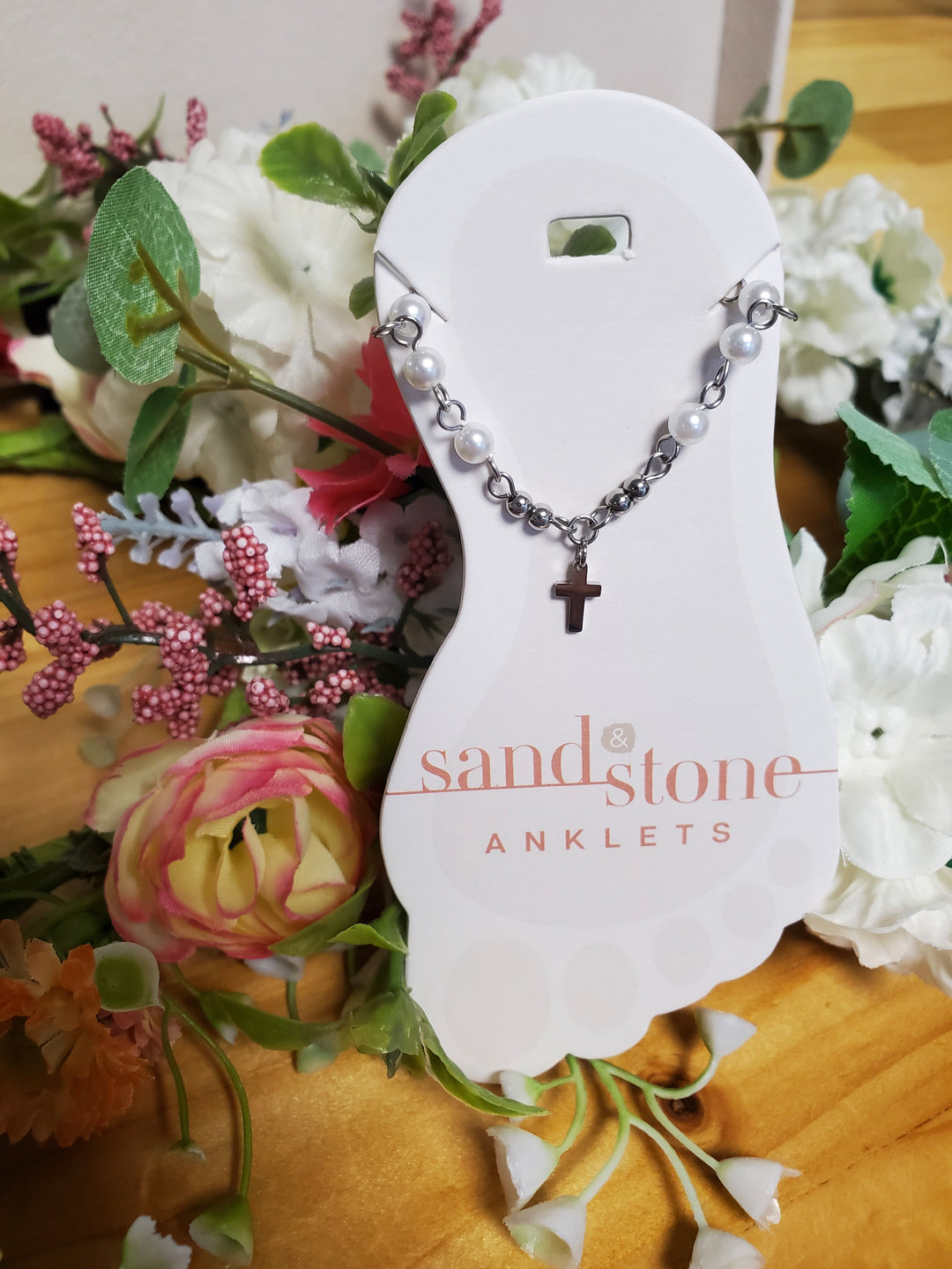 Sand &amp; Stone Silver Anklets 2, 4, 10, 12, 18