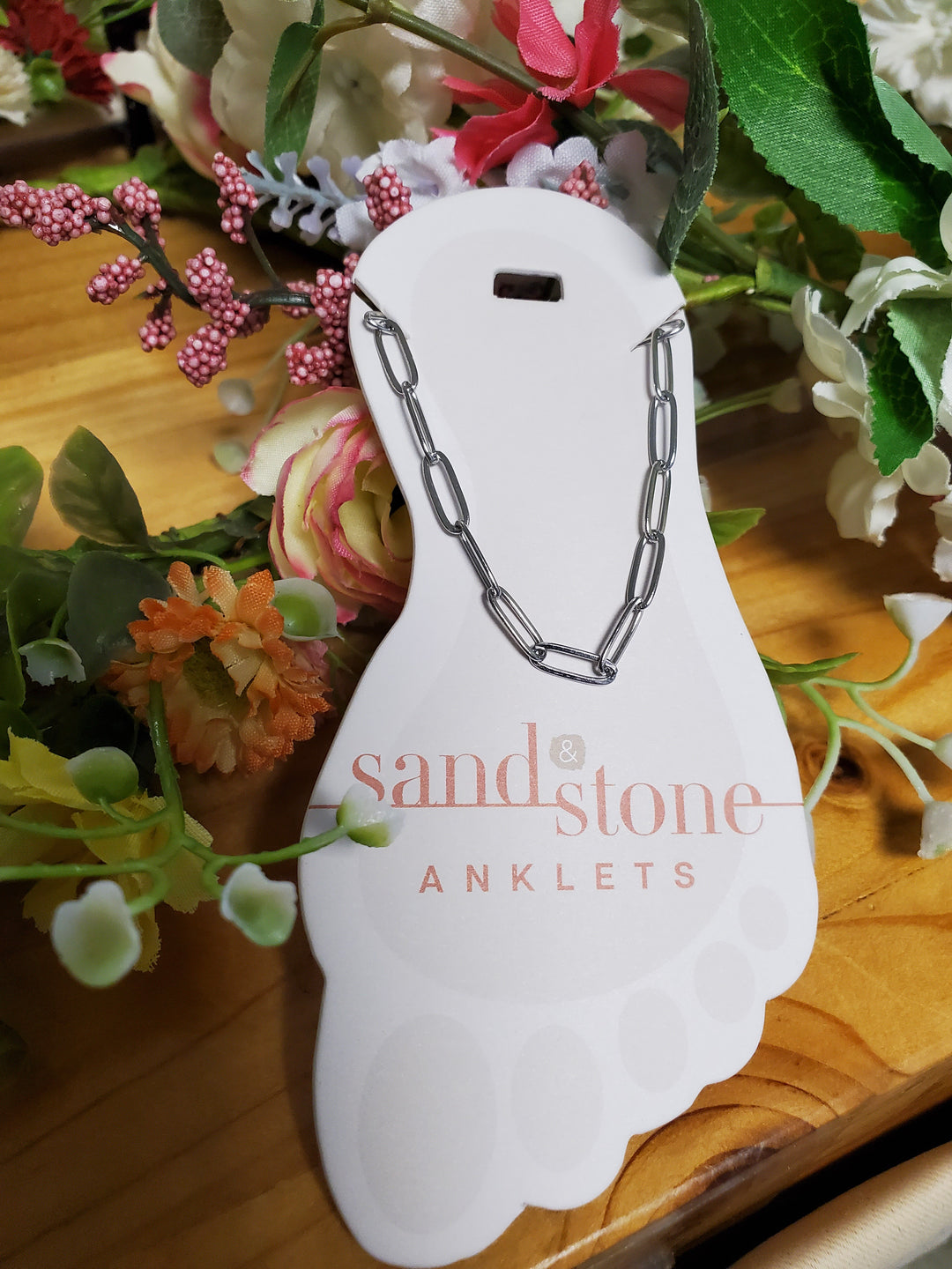 Sand &amp; Stone Silver Anklets 2, 4, 10, 12, 18