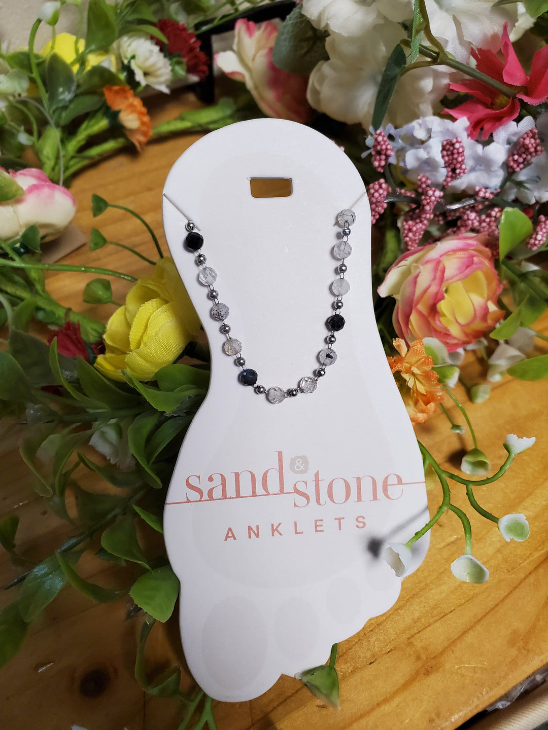 Sand &amp; Stone Silver Anklets 20, 22