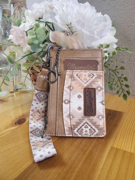 Wrangler Printed Mini Zip Wallet