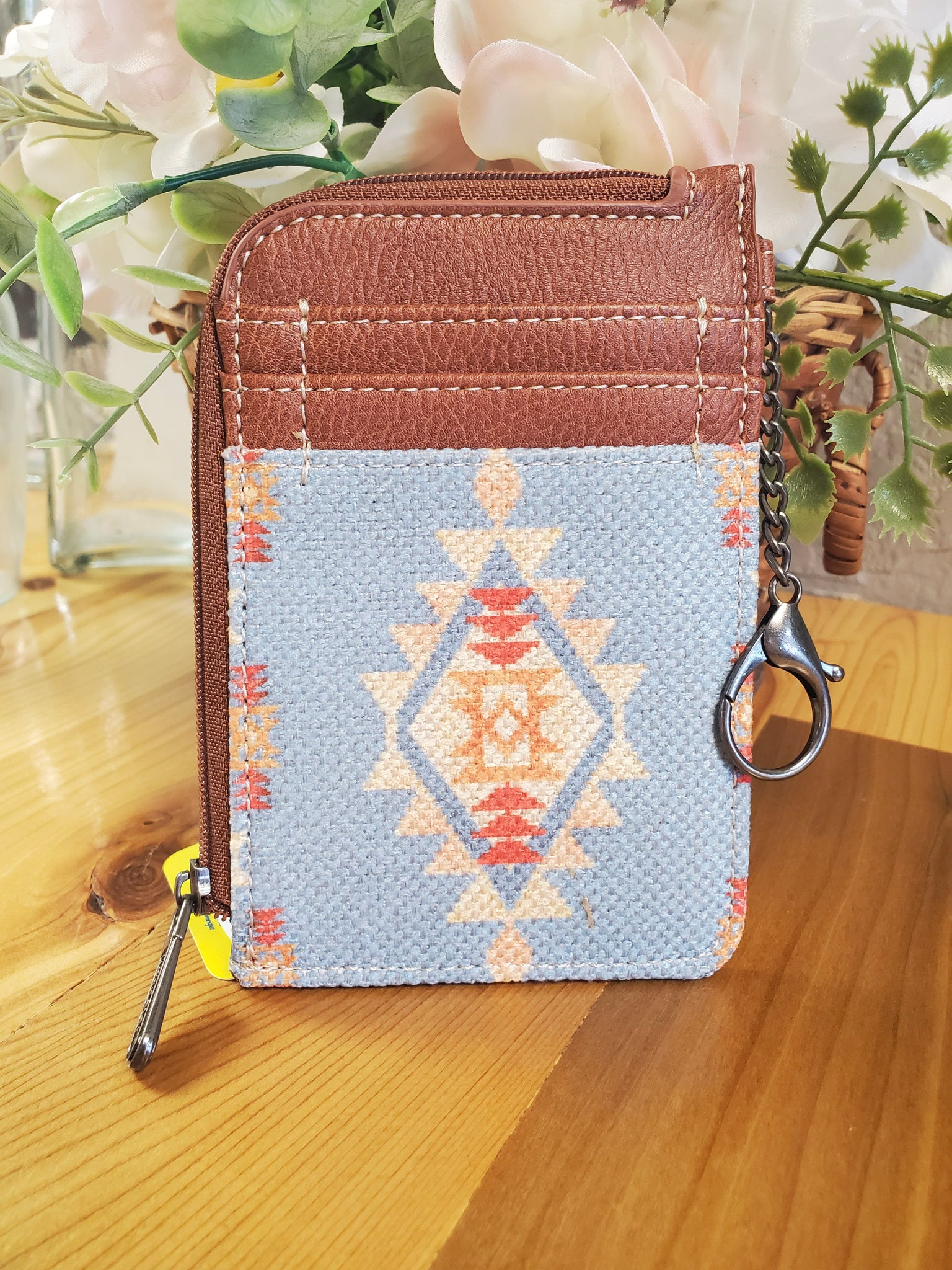 Wrangler Aztec Keychain Wallet - Brown