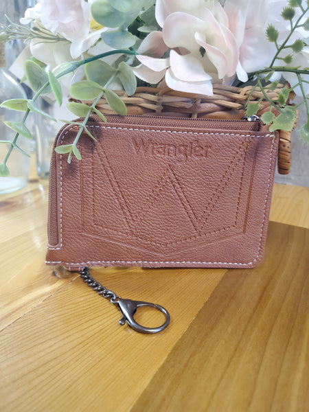Wrangler Aztec Keychain Wallet - Brown