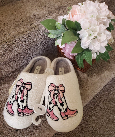 Cowgirl Boot Slippers