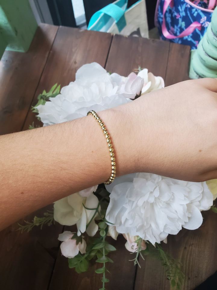 Glam Stretch Bracelets with Pearls