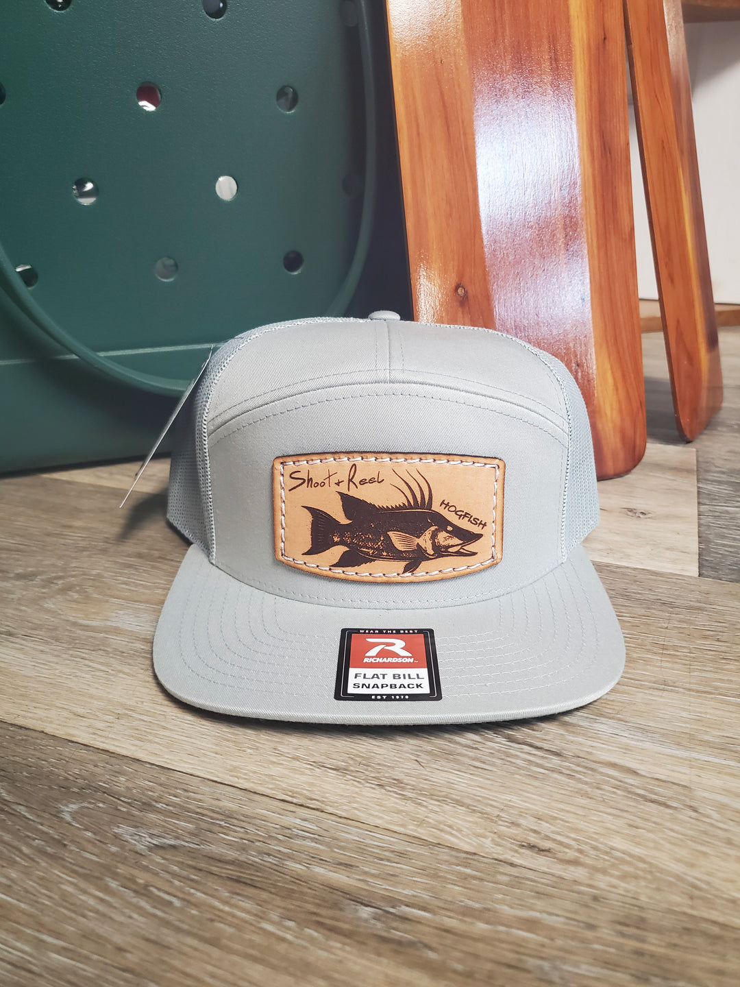 Shoot &amp; Reel Hogfish Patch Hat
