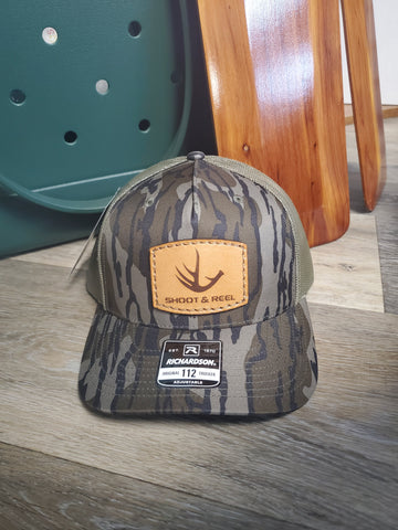Shoot & Reel Antler Patch Hat