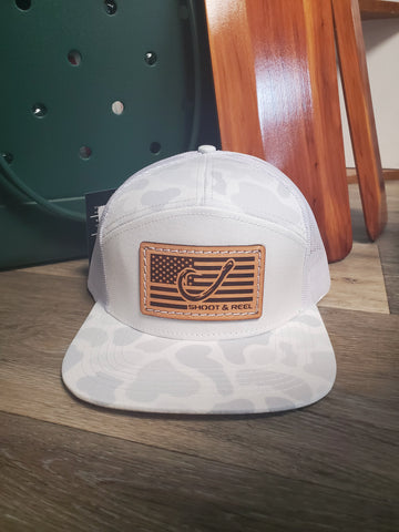 Shoot & Reel American Flag Hook Patch Hat