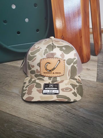 Shoot & Reel Hook Burnout Patch Hat