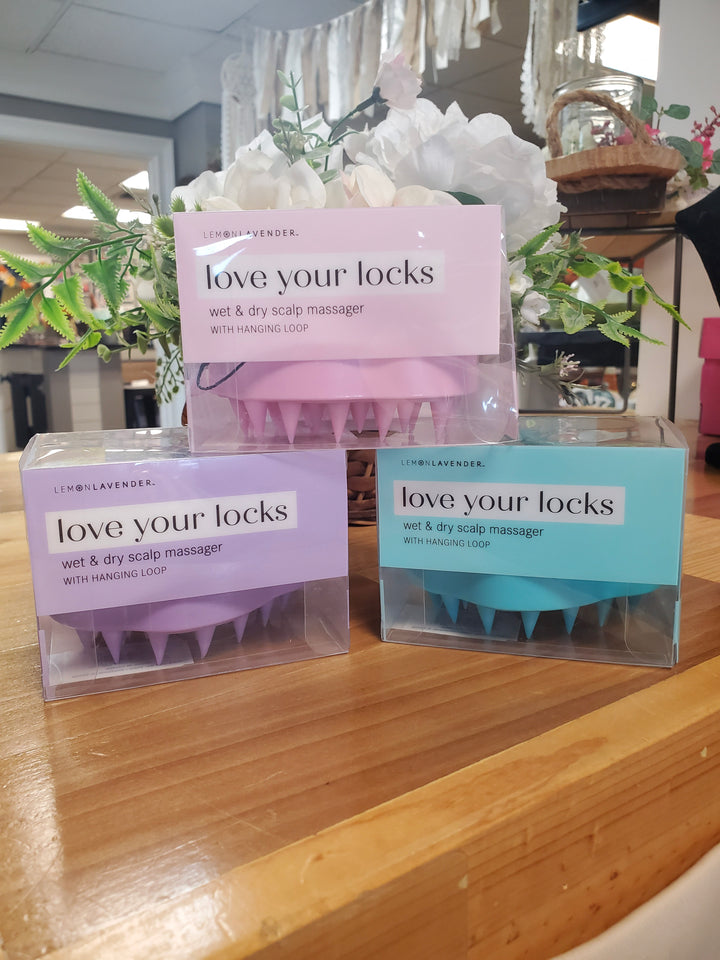 LEMON LAVENDER® LOVE YOUR LOCKS WET &amp; DRY SCALP MASSAGER