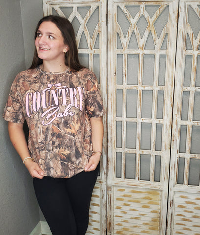 Simply Southern Country Babe Camo Tee