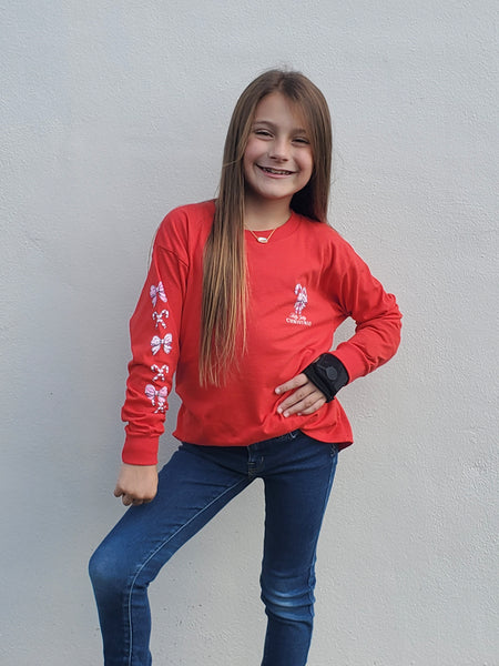 Holly Jolly Christmas-Adult and Youth Long Sleeve Tee