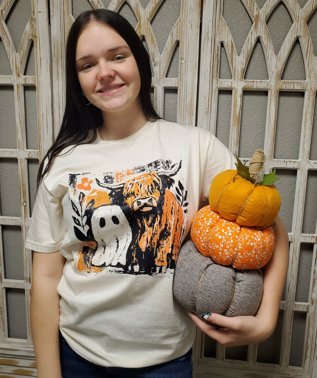 Modern ME Bovine &amp; Boo Graphic T