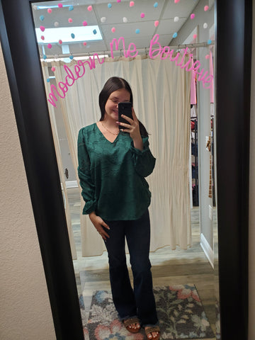 Evergreen Florals Blouse