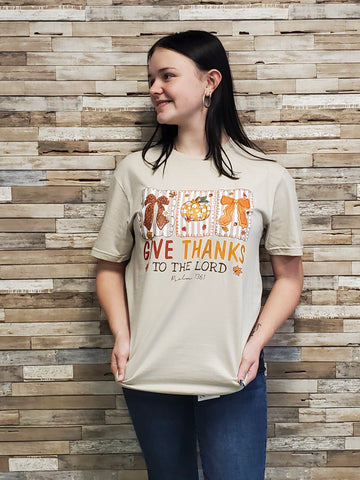 Modern ME Thankful Bows and Pumpkin Tee