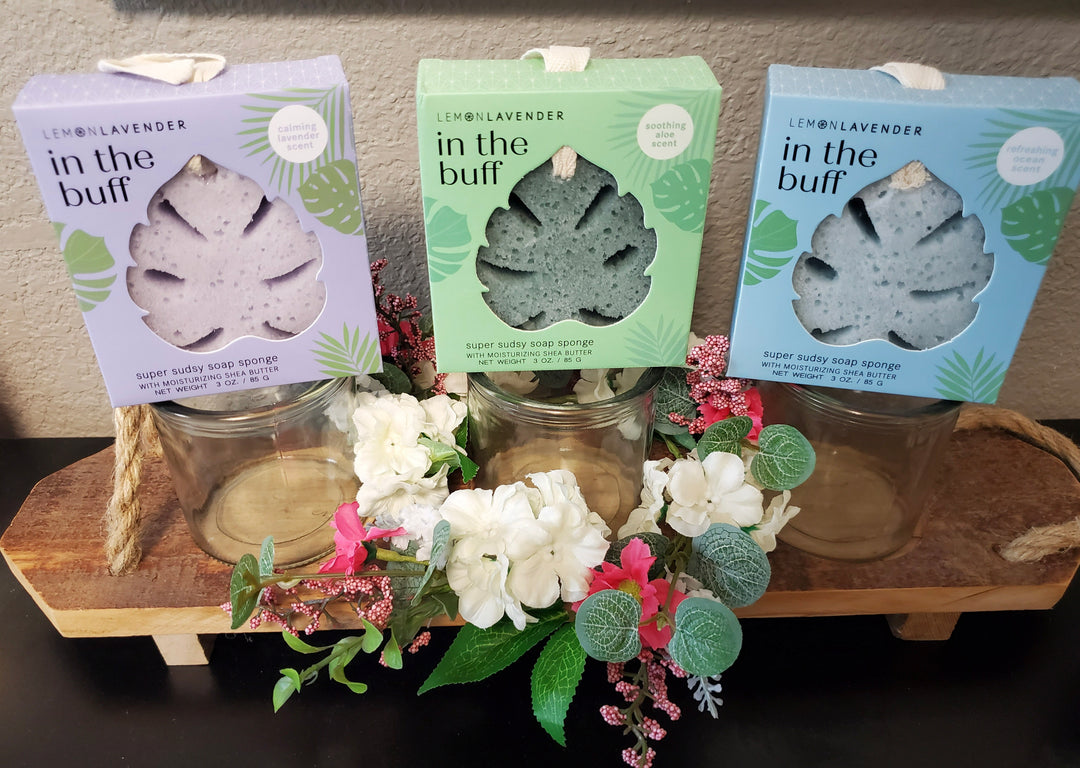 LEMON LAVENDER® In the Buff Soap Sponge