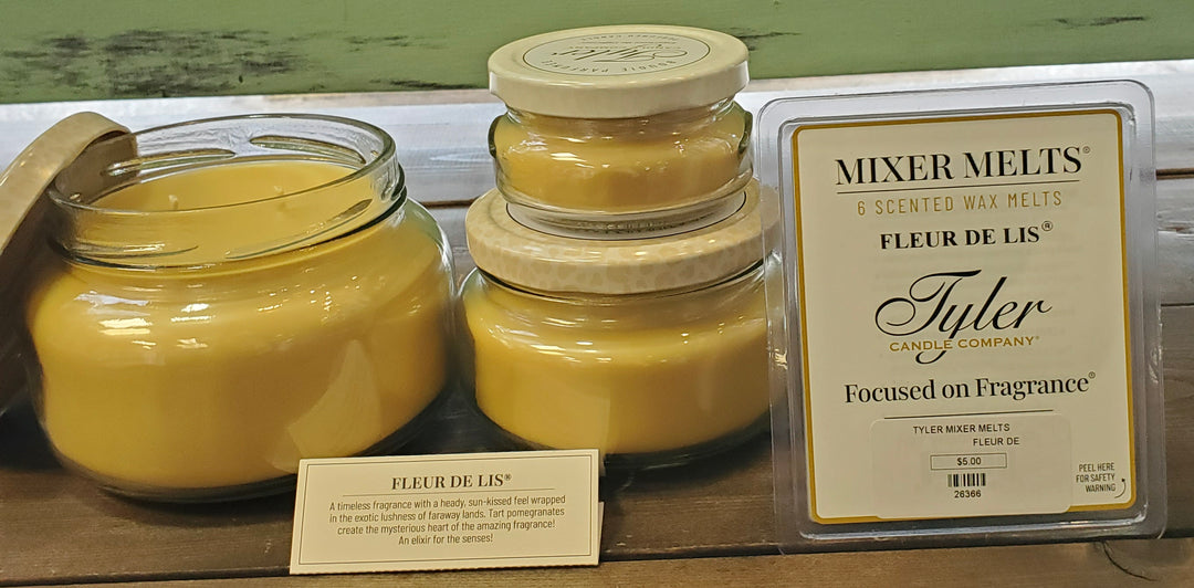 Tyler Candle Company~Fleur De Lis (starting at $5.00)