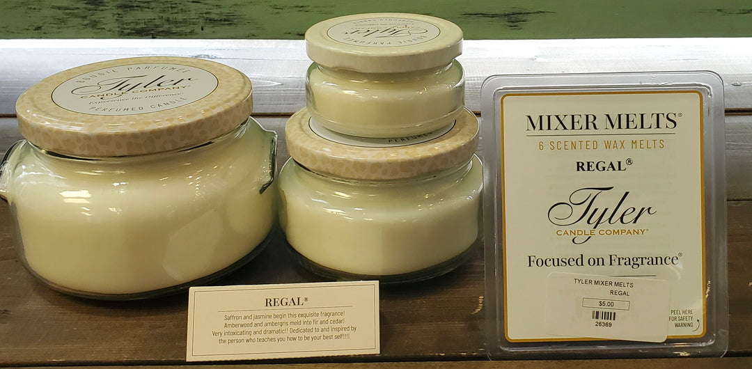 Tyler Candle Company~Regal (starting at $5.00)
