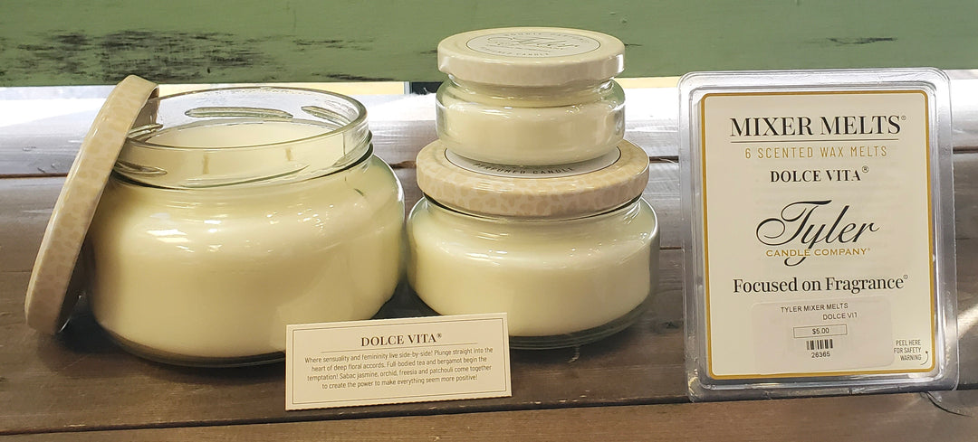 Tyler Candle Company~Dolce Vita (starting at $5.00)