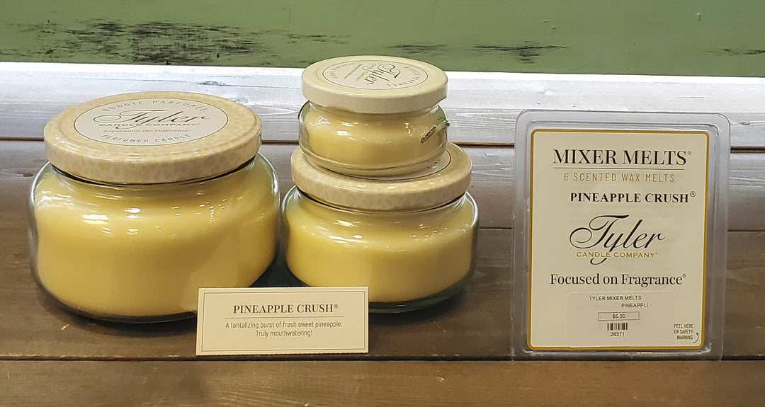 Tyler Candle Company~Pineapple Crush (starting at $5.00)