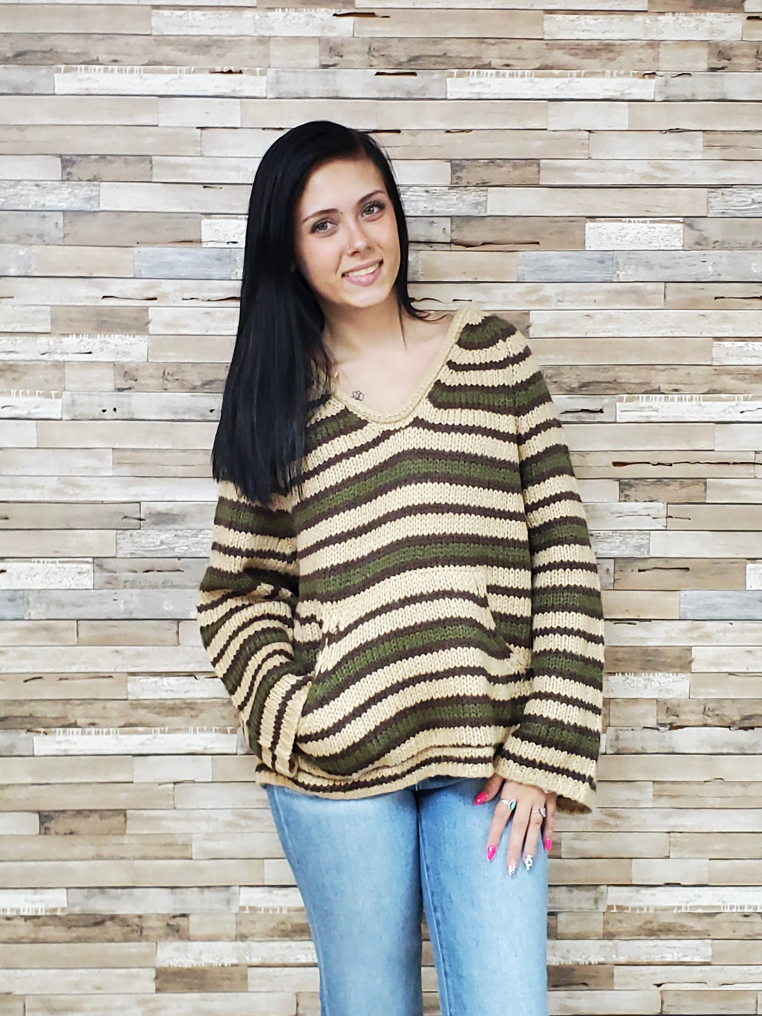 Cozy Cove Sweater in Brown