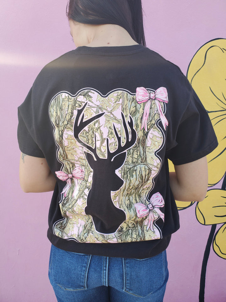 Camo Deer Graphic Tee