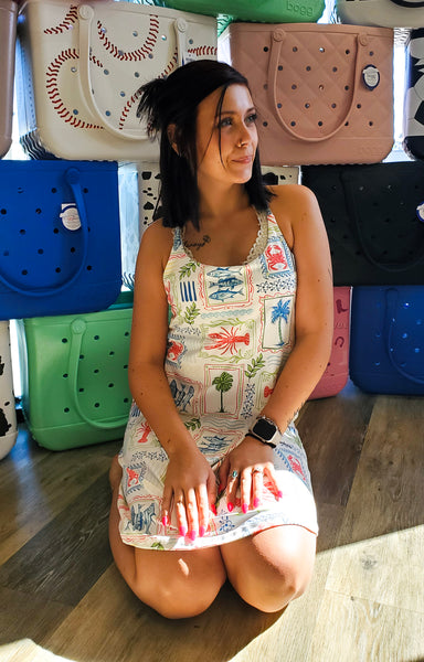 Sea Patch Dress with Shorts