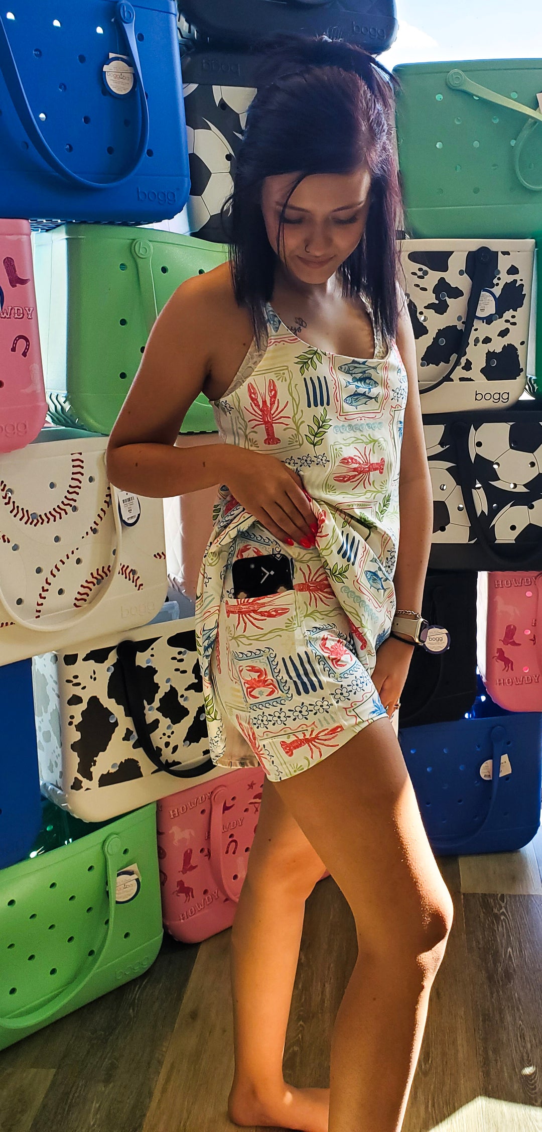 Sea Patch Dress with Shorts